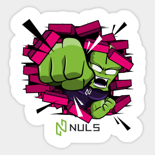 Smash That Wall NULS! Sticker